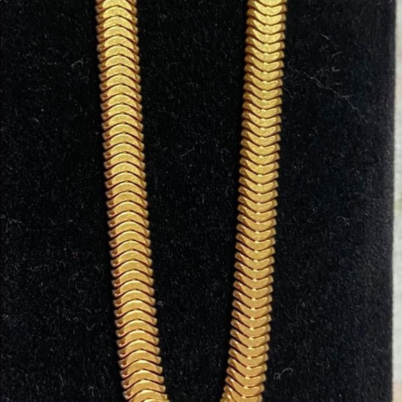 REAL SOLID JAPAN YELLOW GOLD NECKLACE - Picture 6 of 12